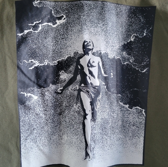 FA Skater Field Style Button Up Patched Graphic Art Jacket - Nude Women - Picture 5 of 12